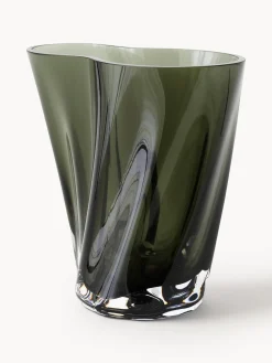 Jarrón de vidrio soplado Aer, 19 cm