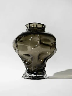 Jarrón de vidrio soplado Ammonit, 30 cm