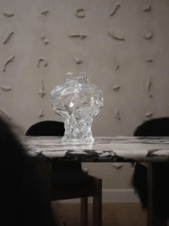 Jarrón de vidrio soplado Ammonit, 30 cm