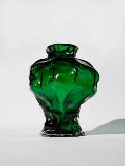 Jarrón de vidrio soplado Ammonit, 30 cm