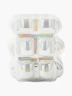 Jarrón de vidrio soplado Bubble, 18 cm