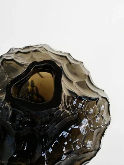 Jarrón de vidrio soplado Canyon, 23 cm