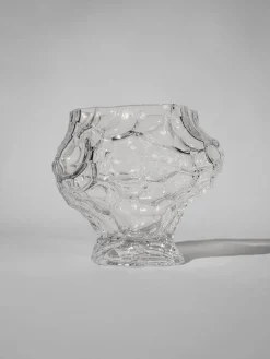 Jarrón de vidrio soplado Canyon, 18 cm