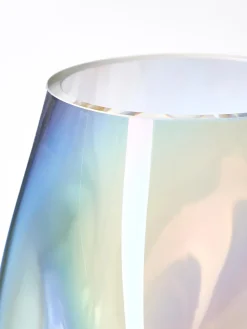 Jarrón de vidrio soplado Rainbow, 26 cm