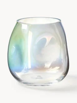 Jarrón de vidrio soplado Rainbow, 17 cm