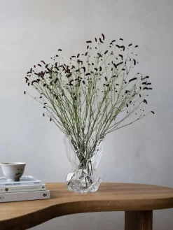 Jarrón de vidrio soplado Reflection, 30 cm