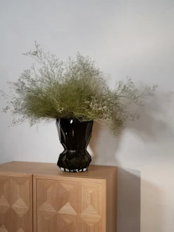 Jarrón de vidrio soplado Reflection, 30 cm