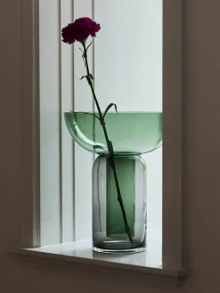 Jarrón de vidrio soplado Torus, 33 cm