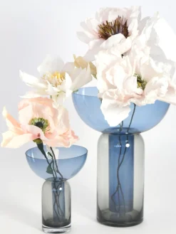 Jarrón de vidrio soplado Torus, 33 cm