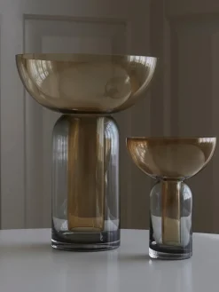 Jarrón de vidrio soplado Torus, 20 cm