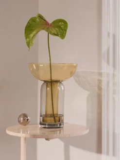 Jarrón de vidrio soplado Torus, 33 cm