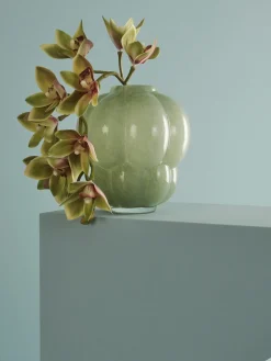 Jarrón de vidrio soplado Uva, 22 cm