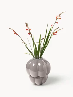 Jarrón de vidrio soplado Uva, 28 cm