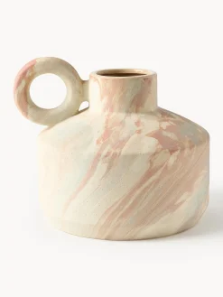 Jarrón en look mármol Kiko, 27 cm