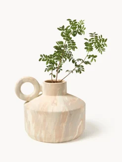 Jarrón en look mármol Kiko, 27 cm