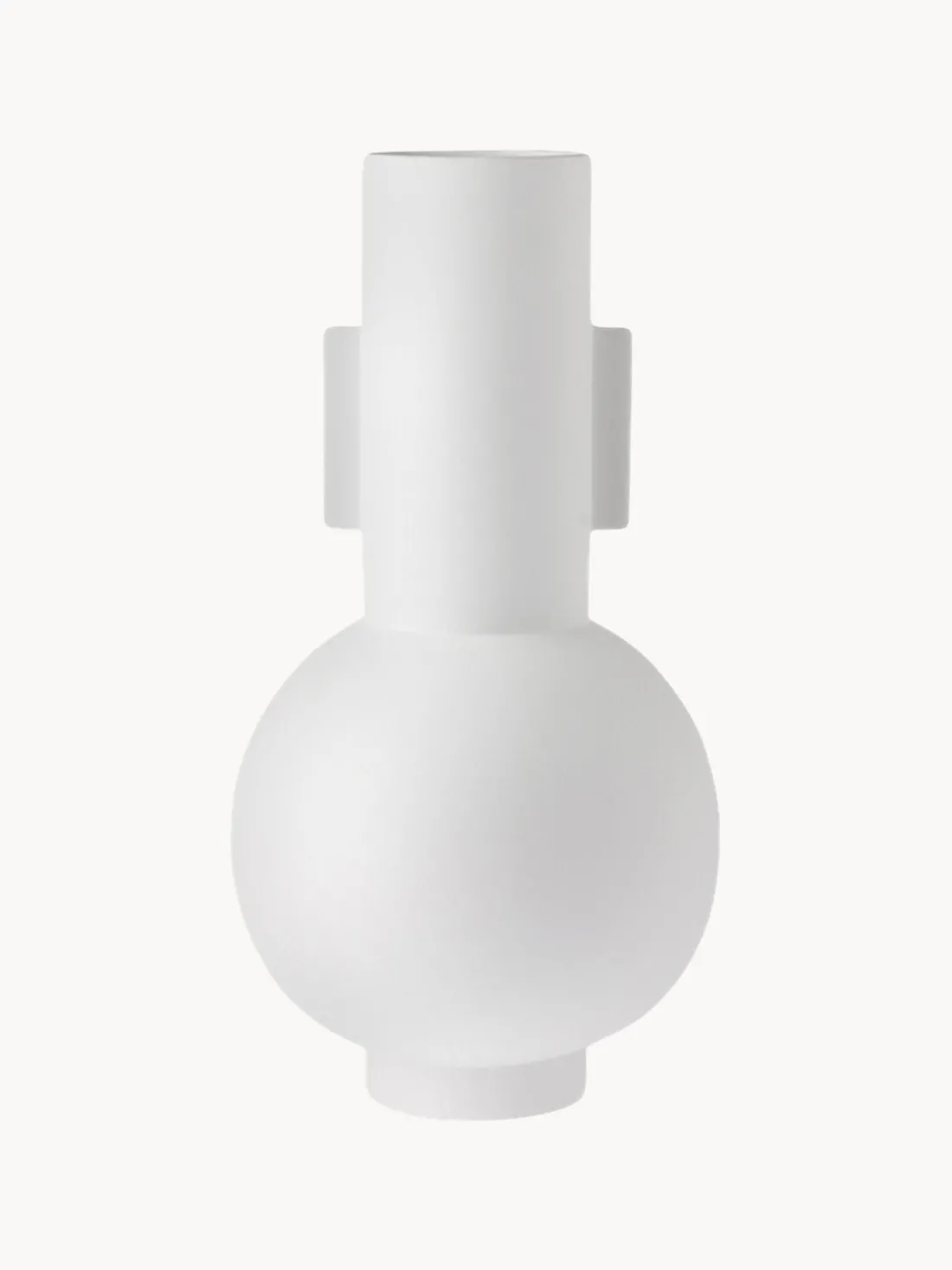 Jarrón grande de cerámica de diseño Mask, Al 43 cm