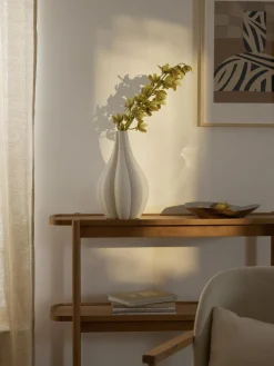 Jarrón grande de porcelana en 3D Melody, 40 cm