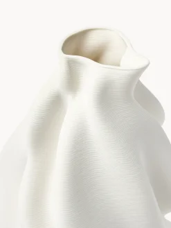 Jarrón grande de porcelana impresa en 3D Melody, 40 cm