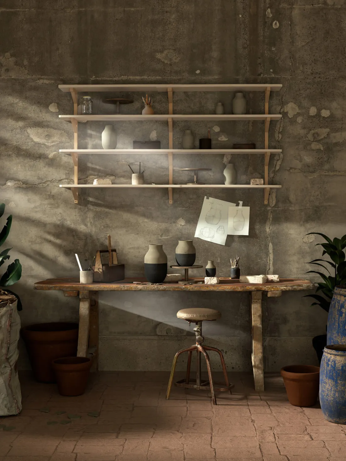 Jarrón Omaggio Circulare, 31 cm