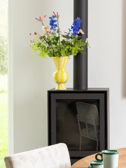 Jarrón pintado a mano Rhombic, 30 cm