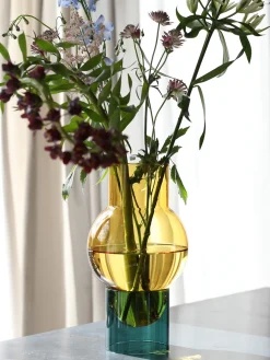 Jarrón soplado artesanalmente Bubble, 27 cm