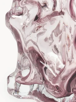 Jarrón soplado Ice, 25 cm