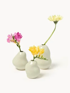 Jarrones de gres Madhuri, 3 uds.