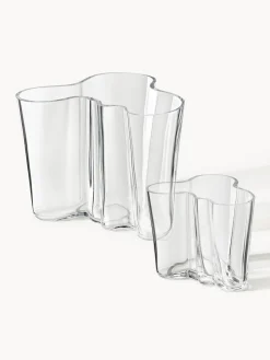 Jarrones soplados artesanalmente Alvar Aalto, 2 uds.