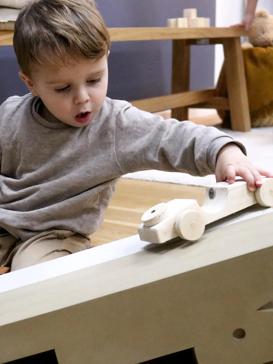 Juguete de habilidades motoras Crocodile, 50 cm