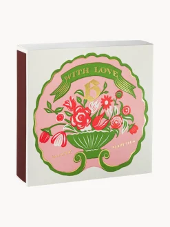 Lata de fósforos Flower