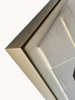 Lienzo pintado a mano con marco Brown Shapes