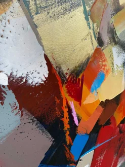 Lienzo pintado a mano Esplosione di Colore