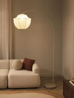 Lámpara arco de tejido malla Beau