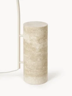 Lámpara arco de travertino Cora