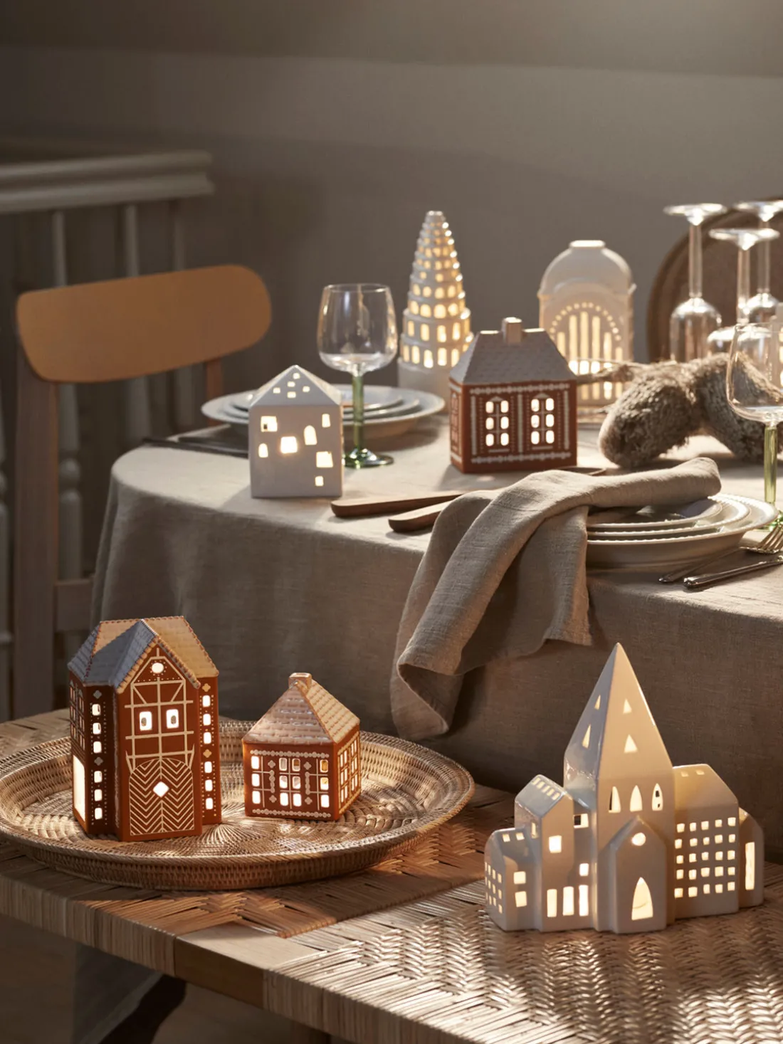 Lámpara de cerámica Urbania Town