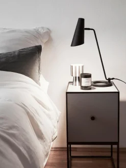 Lámpara de escritorio grande de metal Cal