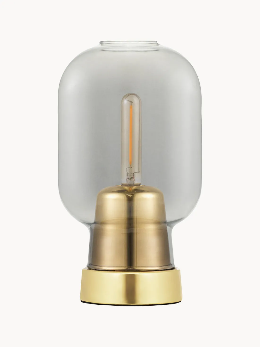 Lámpara de mesa Amp Smoke Brass EU