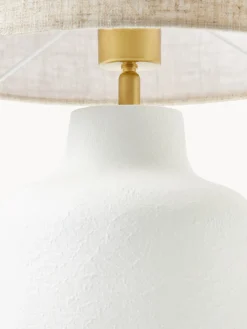 Lámpara de mesa artesanal de cemento Ike