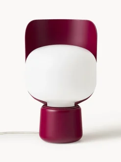 Lámpara de mesa artesanal pequeña Blom