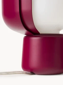 Lámpara de mesa artesanal pequeña Blom