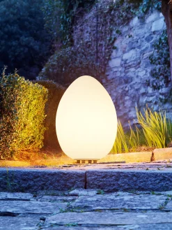 Lámpara de mesa artesanal Uovo