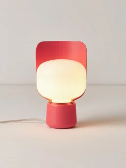 Lámpara de mesa artesanal pequeña Blom