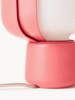 Lámpara de mesa artesanal pequeña Blom