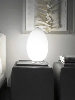 Lámpara de mesa artesanal Uovo, tamaños diferentes