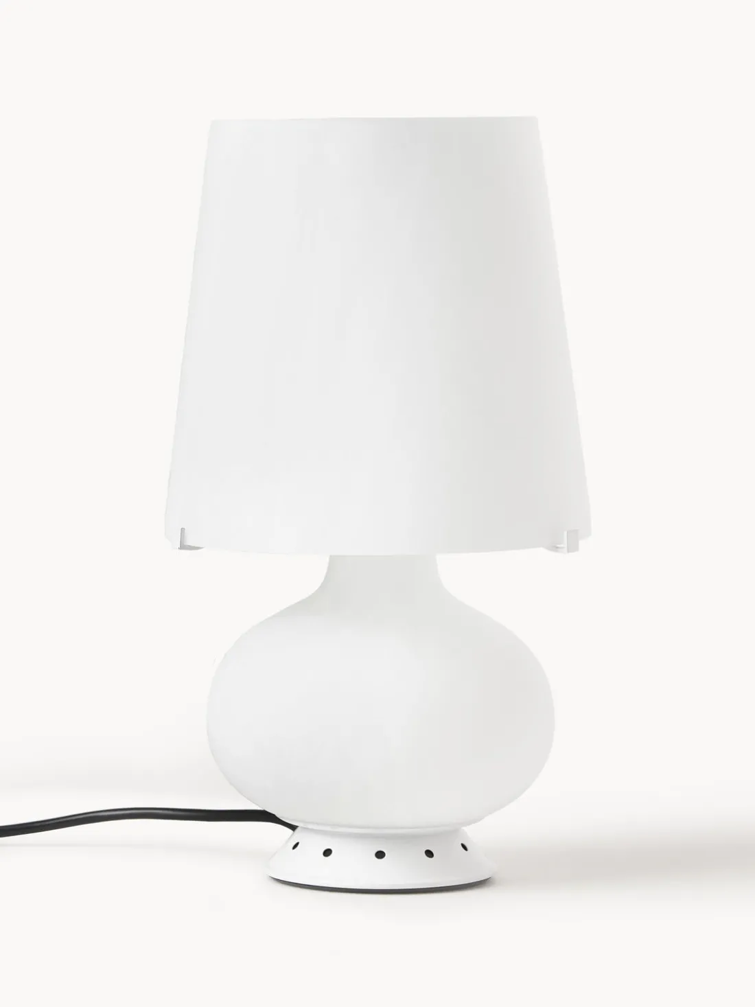 Lámpara de mesa artesanal pequeña regulable Fontana