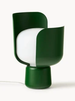 Lámpara de mesa artesanal pequeña Blom