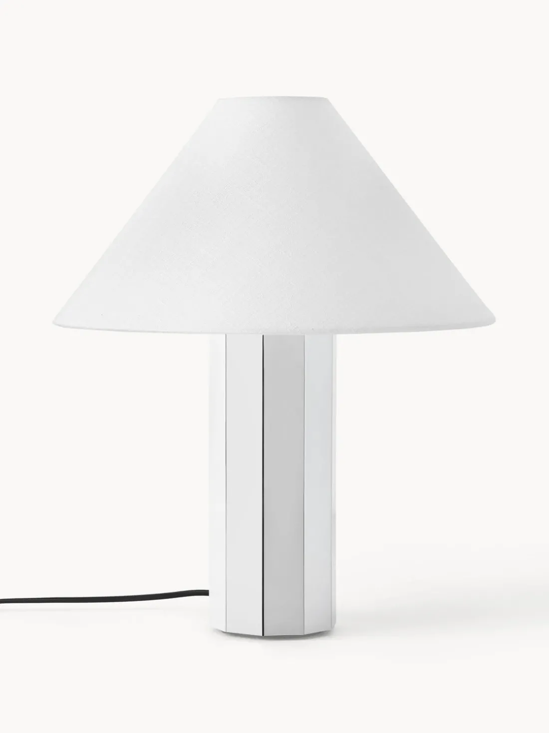 Lámpara de mesa con base de metal Lima