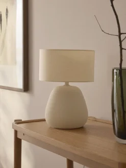 Lámpara de mesa de cerámica Eileen