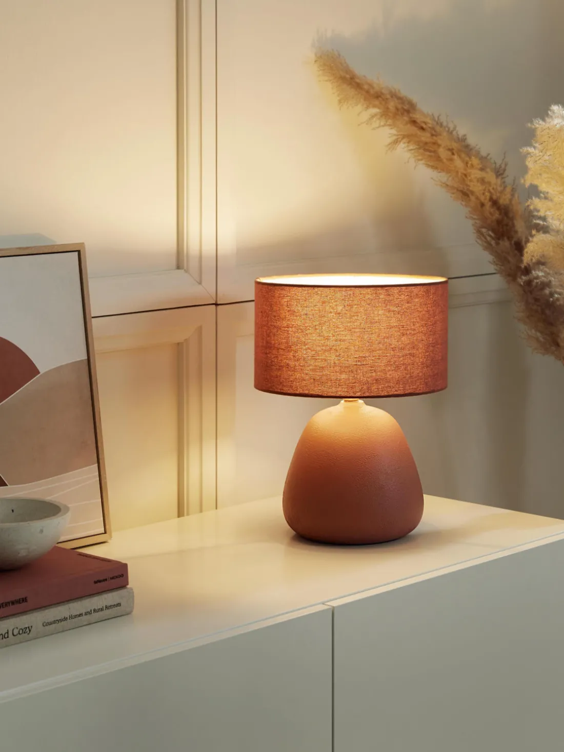 Lámpara de mesa de cerámica Eileen