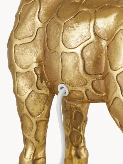 Lámpara de mesa de diseño grande con pantalla de lino Epigaea